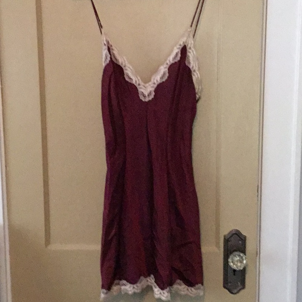 Satiny baby doll nightie